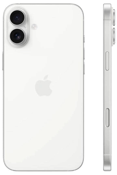 Смартфон Apple iPhone 16 Plus 512 GB, Dual: nano SIM + eSIM, White